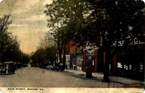 Marion - Marion Auto Supply
This circa 1925 postcard shows perhaps the first gas pumps in Marion.
