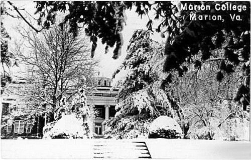 marioncollegesnow.jpg
This 1951 postcard shows a snow shrowded Marion College.
