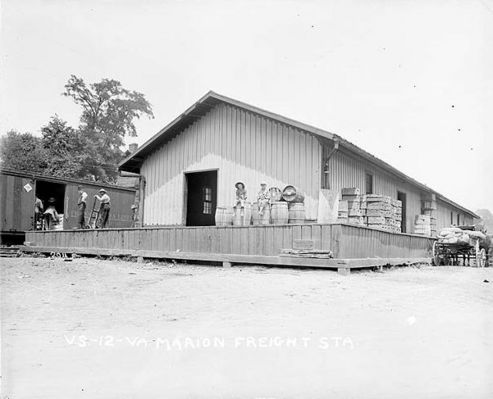 marionfreightstation.jpg
This photo is from the mid-20th century.
