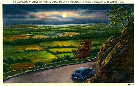 Draper - Draper Valley at Night
Tjis 1940s postcard shows the Draper Valley at night.
