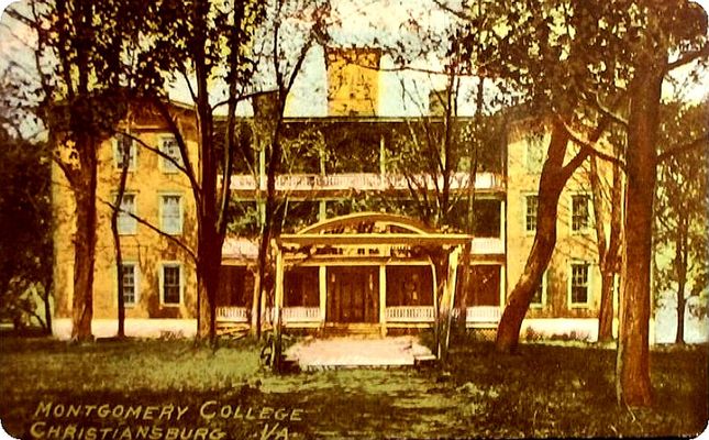 Christiansburg - Montgomery College
This image is from a 1911 postcard.
