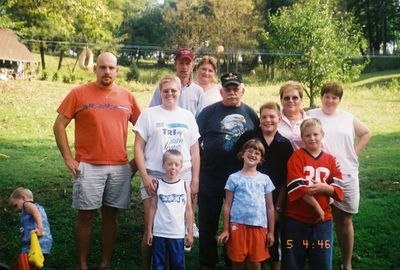 Greer, J. Brad and Family
Sadie, Brad, JB, Carrie, Colton, Randy, Tammie, Laura, Lynn, Trevor and other g-kids.  Courtesy of Sadie Samper Greer[email]jstamper100@comcast.net[/email]
