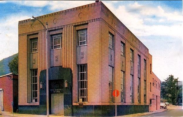 Narrows - First National Bank of the Narrows
This is from a 1960s postcard.
