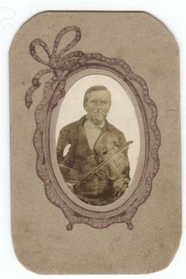 noahbarker.jpg
This is Noah Barker of Ashe Co. NC   According to my family Noah was a blind musician, a fiddle player. He was married to Leah Pendergrass and they were in some way related to the Harrison Pendergrass family.  My great-grandfather Harrison Pendergrass and his family adopted the surname Barker.    According to the 1870 and 1880 cesnsus records Noah Barker was born abt. 1825. The census records also note that Noah was blind and a musician. I would love to hear from anyone who may know more about Noah Barker or the Pendergrasses from Horse Creek in Ashe Co.
 
Courtesy of Cheryl Ruzyla [email] m.ruzyla@bresnan.net[/email]

