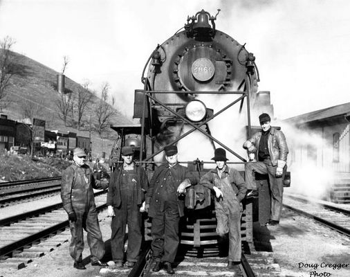 nwcrew.jpg
NORFOLK AND WESTERN TRAIN CREW / SALTVILLE, VA. / CIRCA 1941
 
ANYONE WHO MIGHT KNOW THE MEN PICTURED HERE, PLEASE SEND THEIR NAMES TO [email]dsmith1043@comcast.net[/email] OR TO JEFF WEAVER AT [email]Jweaver300@aol.com[/email].  Photo courtesy of Don Smith.



