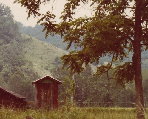 outhouse.jpg
An outhouse located on Helton Creek.  Photo by Jeff Weaver, summer 1978.
