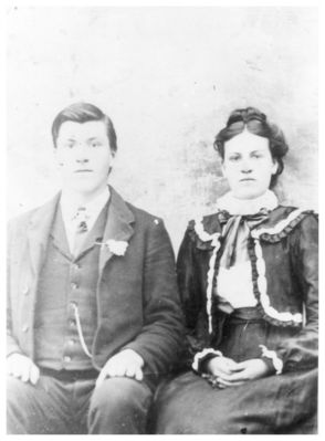 phippsbf&mattie.jpg
First cousin, this photo dates from 1898 or 1899.  Frank was the son of Nathaniel Phipps and Margery Hash, Mattie was the daughter of William Caldwell and Celia Hash.  Mattie died in 1899.
