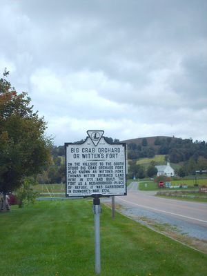 pics 081.jpg
Witten's Fort is located adjacent to the Crab Orchard Museum west of Tazewell, VA.  Photo September 20, 2006 by Jeff Weaver.
