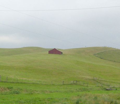 Mouth of Wilson - Barn on a Hill
Folk memories of Ireland?  Photo by Jeff Weaver June 2007.
