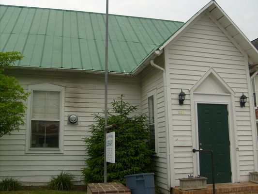 Glade Spring - Glade Spring Public Library
This building was orginally home to the Glade Spring Episcopal Church.  Photo May 23, 2007 by Jeff Weaver.
