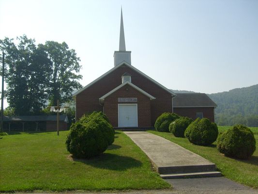 Twin Oaks -Shiloh United Methodist Church
Shiloh Methodist Church was established in 1838.  The first building served as the Alleghany County Court House during the Civil War and until 1868.  Photo June 27, 2007 by Jeff Weaver.
