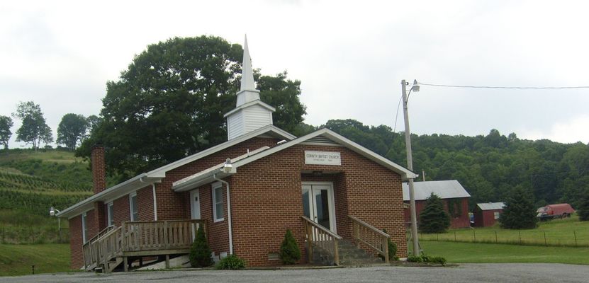 Rugby - Corinth Baptist Church
This congregation was established in 1885.  This building was probably built in the 1950s.  Photo June 26, 2007 by Jeff Weaver.
