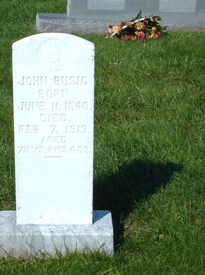 pics 164.jpg
This marker is in Piney Creek Methodist Church Cemetery, photo September 27, 2006 by Jeff Weaver.  He was the son of Hogn Vysucj abd Susannah Barton, and a native of Grayson County, Va.  He was first married to Ada Ann Halsey and secondly to Lucinda Mullins.  He served as a croporal in the Stuart Horse Artillery in the American Civil War.  He also served as a deacon at the Piney Creek Primitive Baptist Church
