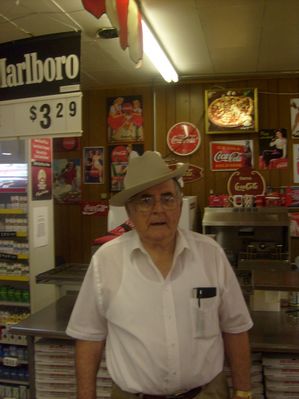 Singleton, Fred
Fred is shown here in his east end Saltville store.  Photo by Jeff Weaver, July 16, 2007.
