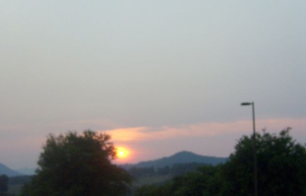 Jefferson - Sunset over the Mountains
Photo August 2007 by Jeff Weaver
