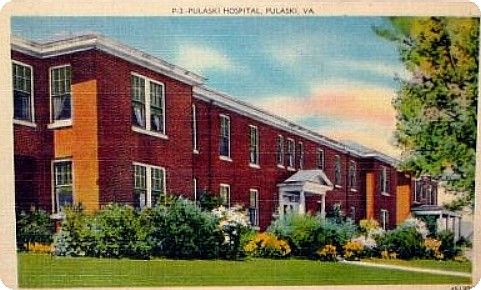 Pulaski -Pulaski Hospital
This is from a 1940s postcard.
