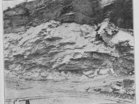 quarry.jpg
This view of a limestone quarry, operated by Mathieson Alkali Works near Saltville was taken circa 1905.
