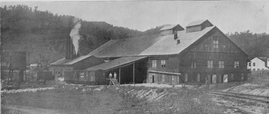 richlandsbarite.jpg
This is a circa 1905 photo of the Pittsburg Baryta and Milling Corporation's facility at Richlands, Tazewell County, VA.
