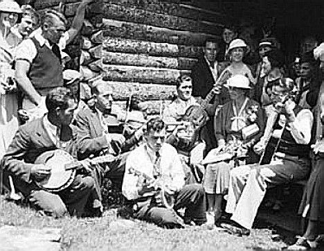 roosevelteleanor.jpg
This photo shows Eleanor Roosevelt and musicians at the 1933 Whitetop Music Festival.
