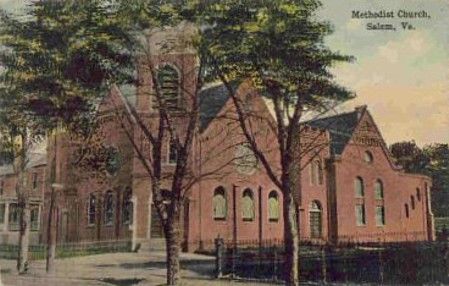 salemmethodist.jpg
This is from a 1910-20 era postcard.  First United Methodist Church of Salem's [url=http://www.fumcsalemva.org/default.asp]website may be found here.[/url]
