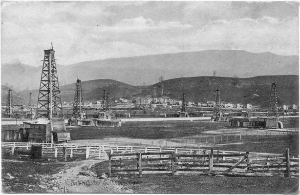 saltwells1910.jpg
This 1910 postcard shows the well fields in Saltville which were the points where brine was pumped for the various chemical applications at Mathieson Alkali Works.  This postcard was published by G. P. Phipps of Glade Spring, VA.
