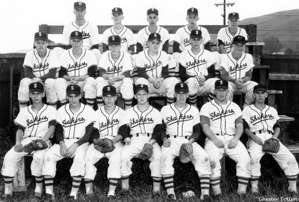 Saltville - Shakers May 1956
SALTVILLE SHAKERS / UNDEFEATED 1956 DISTRICT VII CHAMPS
 
 
BOTTOM ROW - L-R - DONNIE PARKS,  KENNY CANNON,  CARLIS ALLISON,  JOHNNY DAVIDSON,  ROBERT DUNCAN,  SONNY WALL, BOB BOOTH
 
SECOND ROW - JIM CAHILL, TOMMY (SOREARM) SMITH,  HERBIE HAYNES,  DON SMITH,  STAN McCREADY,  HAROLD DEBORD
 
TOP ROW -  JOE SHIPLEY, COACH,  BOBBY GRACE,  GENE CAMPBELL,  DOUG CANNON,  CRAIG BARBROW
 
PHOTO BY CHESTER TOTTEN.  Courtesy of Don Smith [email]dsmith1043@comcast.net[/email]

