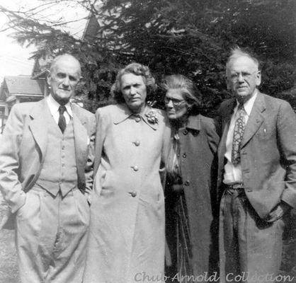 Shannon Family
DOUG SHANNON, IN RIGHT OF PICTURE, WAS ONE OF TWO GRADUATES OF THE FIRST GRADUATING CLASS AT SALTVILLE HIGH SCHOOL IN 1909. THE OTHER ONE WAS MISS ROBBIE CAMPBELL (ROGERS), WHO LIVED ON EASY STREET AND TAUGHT THIRD GRADE AT SALTVILLE ELEMENTARY FOR MANY YEARS. MISS LULA SHANNON TAUGHT FOURTH GRADE FOR MANY YEARS. DOUG WAS EMPLOYED IN THE MATHIESON OFFICE AT THE PLANT.
 
GEORGE WAS A LAWYER WHO LIVED OUT OF TOWN AND VISITED FROM TIME TO TIME. I DIDN'T KNOW ELLEN.
 
 


FROM LEFT...GEORGE  SHANNON,   ELLEN  SHANNON,   LULA  SHANNON,   AND   C.  DOUGLAS  SHANNON.  Courtesy of Don Smith [email]dsmith1043@comcast.net[/email]

