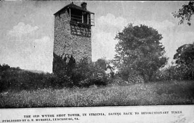 Poplar Camp - Shot Tower
This is  a pre-1907 image of the Revolutionary War landmark near the Wuthe-Carroll County line.
