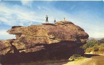 sphinxrock.jpg
This is a 1950s postcard showing Sphinx Rock on Grandfather mountain.
