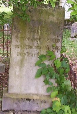 sscsarahfloyd.jpg
Grave marker of Sarah Floyd.
