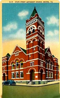 State Street United Methodist Church
This congregation was established in 1856.  This image is from a 1940s postcard.  [url=http://www.state-street.org/]Click here[/url] for the church's website.
