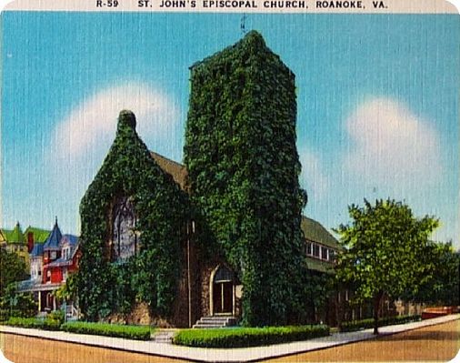 stjohnsepiscopalroanoke.jpg
This is from a 1930-45 era linen postcard.
