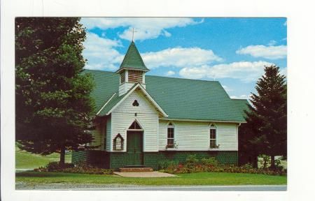 stmarysepis.jpg
This is the church of the Frescos, just south of West Jefferson on old highway 221. This photo is from the 1970s.
