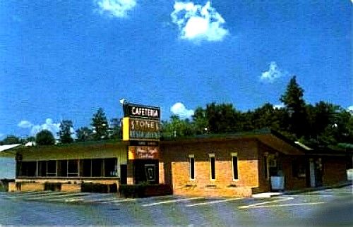 Christiansburg - Stone's Cafeteria
This is from a 1970s postcard.
