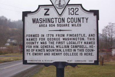 washcosign.jpg
This marker is on highway 91 in Saltville.  Photo by Jeff Weaver spring 2003.
