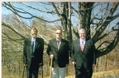 Weaver, Jeffrey, Austin and Eric
Photo taken March 1, 2008 on the occasion of the funeral of our mother, sue Phipps Weaver at Pleasamt Jome Baptist Church, Grassy Creek, North Carolina.
