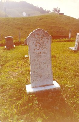 weaveremalinestone.jpg
This is the grave marker for Emaline Sturgill Weaver.
