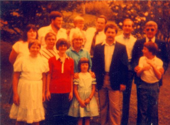 weavergrandchildren.jpg
Taken at Grassy Creek, August 1983  Front row, Sylvia Weaver, Betty Waddell Parsons, Edna Mae Weaver; Middle Row, Lora Jane Church Weaver, Emmaline Blevins, Bette Jane Poole, Michael Coley, Sarah Weaver.  Back row, Eric Weaver, Michael Blevins, Jeff Weaver, John Blevins, David Blevins.
