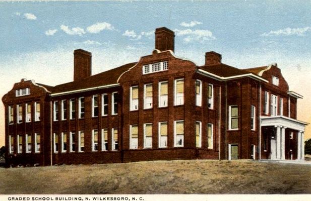 wilkesborogradedschool.jpg
This ca. 1915 postcard shows the graded school at Wilkesboro, North Carolina.
