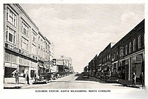 wilkesbuscenter.jpg
This 1938 postcard shows the downtown area of North Wilkesboro, North Carolina.
