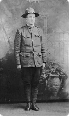 Williams, Leftwich
This is Leftwich Williams in the U.S. Army uniform for World War I (1917-1918).
