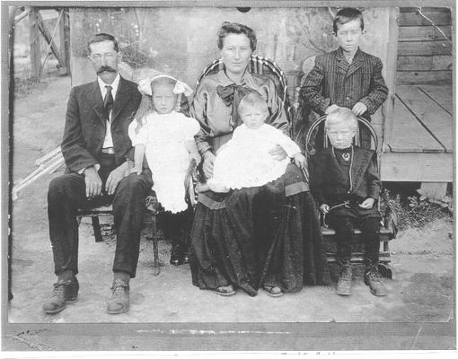 wmrosafred.jpg
L-R: Wiley Monroe Baldwin (1869-1932), Effie Baldwin (1909-1985), Rosa Weaver Baldwin (1888-1927) holding Dora Lee Baldwin (1913-1978), Fred S. Baldwin (1906-1956), and Ray S. Baldwin (1911-1977).  Courtesy of Irene Baldwin [email]ibaldi@erols.com[/email]
 
