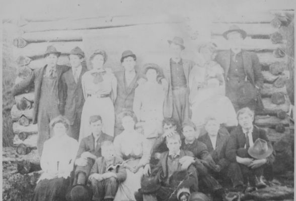 wolfknobgroup1.jpg
This group of young people posed for this photo near Wolf Knob circa 1915.
