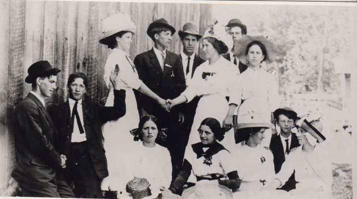 wolfknobgroup2.jpg
This is a group of young people on Wolf Knob, circa. 1916.  The photographer was Greely Spencer.
