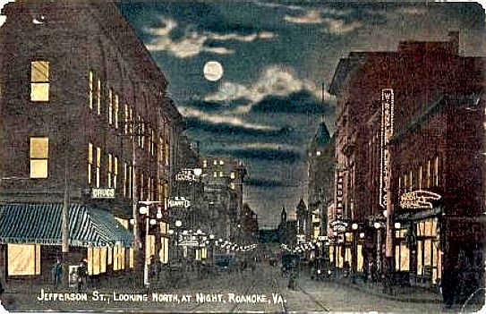 wranglerelectric1914.jpg
This 1914 postcard shows Jefferson Street and Wrangler Electric Company at night.
