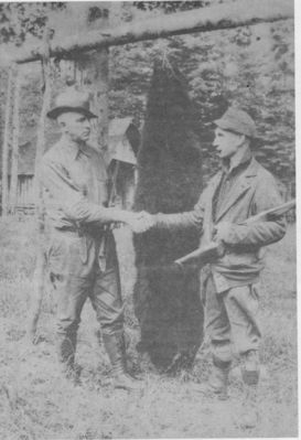 wrightgeorgea.jpg
This 1926 photo shows Chilhowie's Dr. George A. Wright (left) with an unidentified man after a bear hunt.
