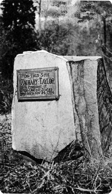 Orange - Zachary Taylor Birthplace
This 1930 postcard shows a marker for the birthplace of U.S. President Zachary Taylor.
