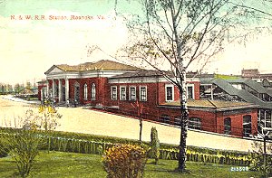 nwrrstan1914.jpg
Norfolk and Western Railroad Station, Roanoke, ca. 1914

