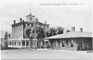 wythedepot.jpg
This is a postcard of the Wytheville Train Depot from the early 20th century.
